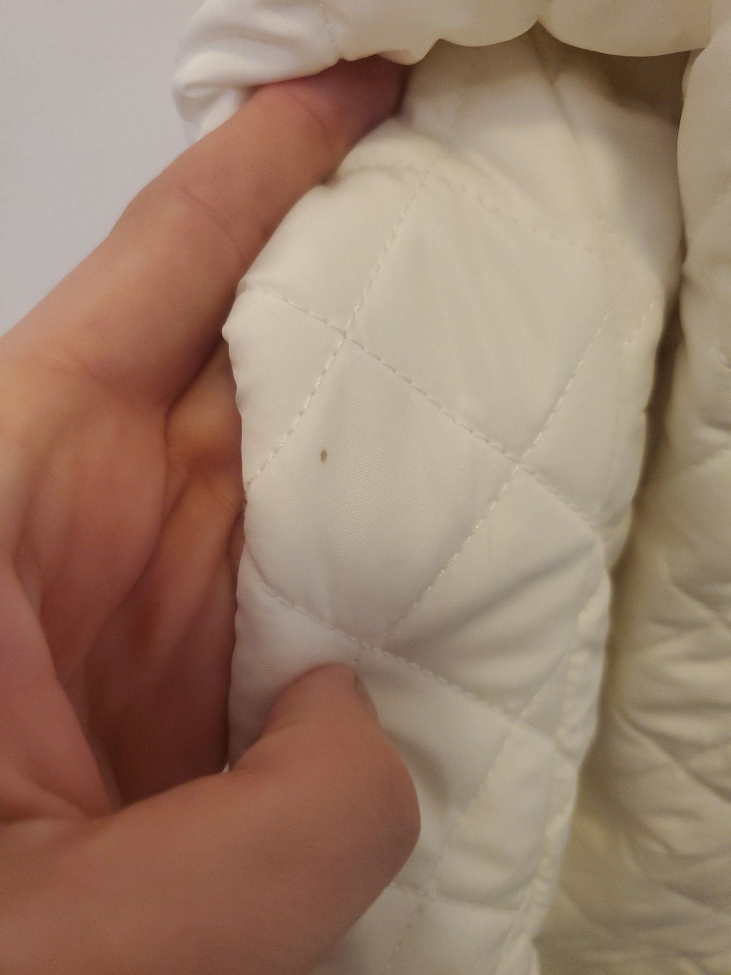 NWT Lucky Brand White Quilted Hooded Shacket Jacket Coat Small $228 7