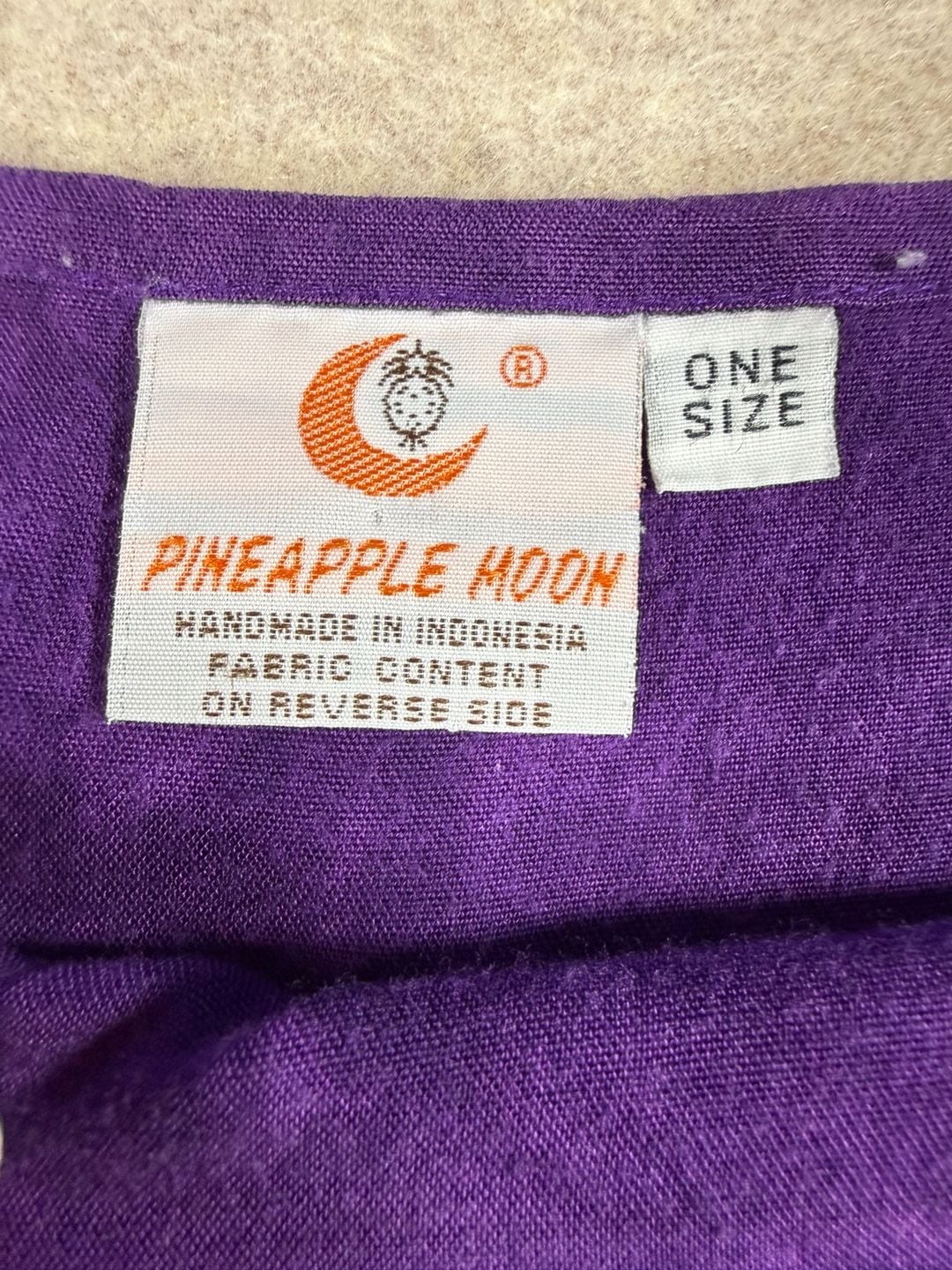 Pineapple Moon Purple Palm Tree Cover-Up with Fringe Hawaiian dress aloha dress 5