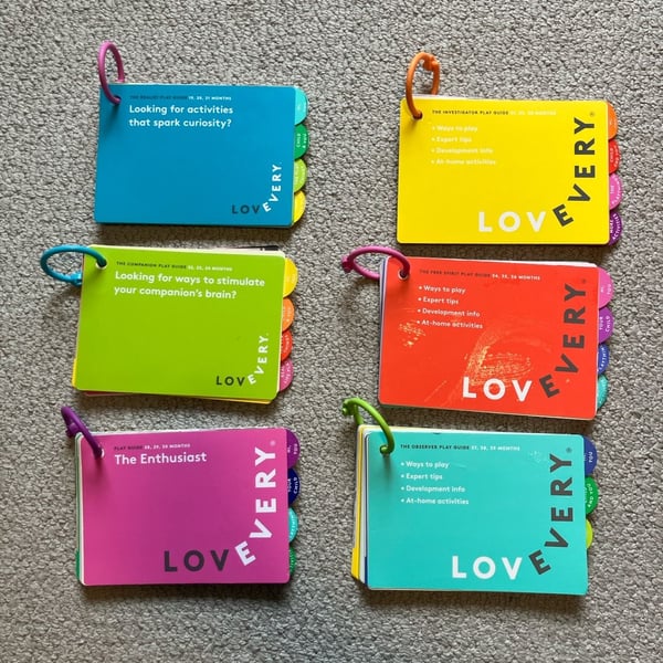 LOVEVERY Montessori Style Play Activity Guide Books