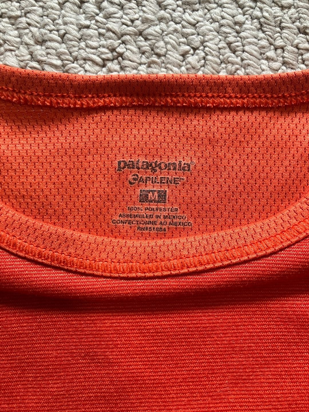 Patagonia Capilene Thermal Weight Women's Long-Sleeve Shirt, Orange, Size M 3