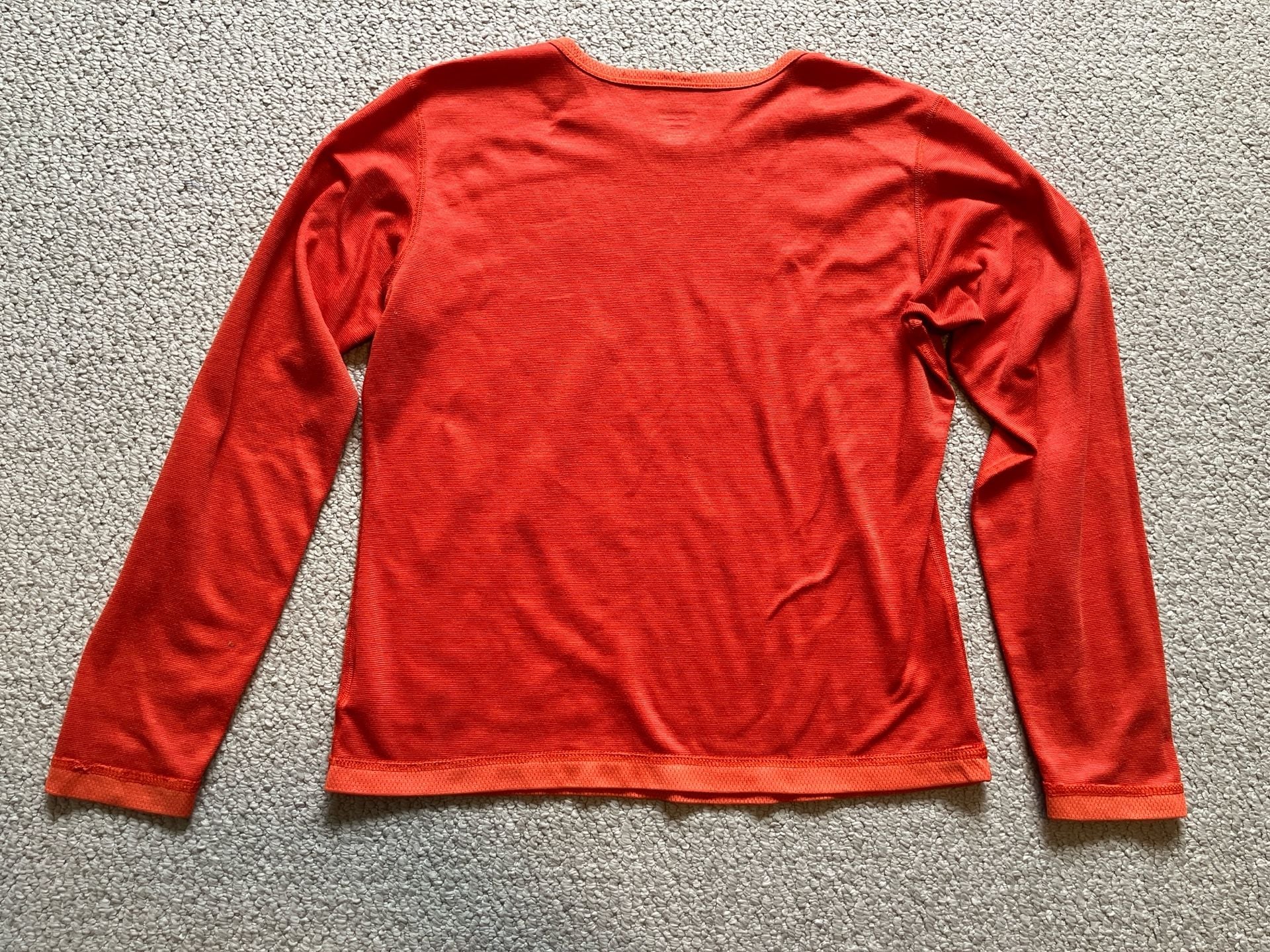 Patagonia Capilene Thermal Weight Women's Long-Sleeve Shirt, Orange, Size M 5