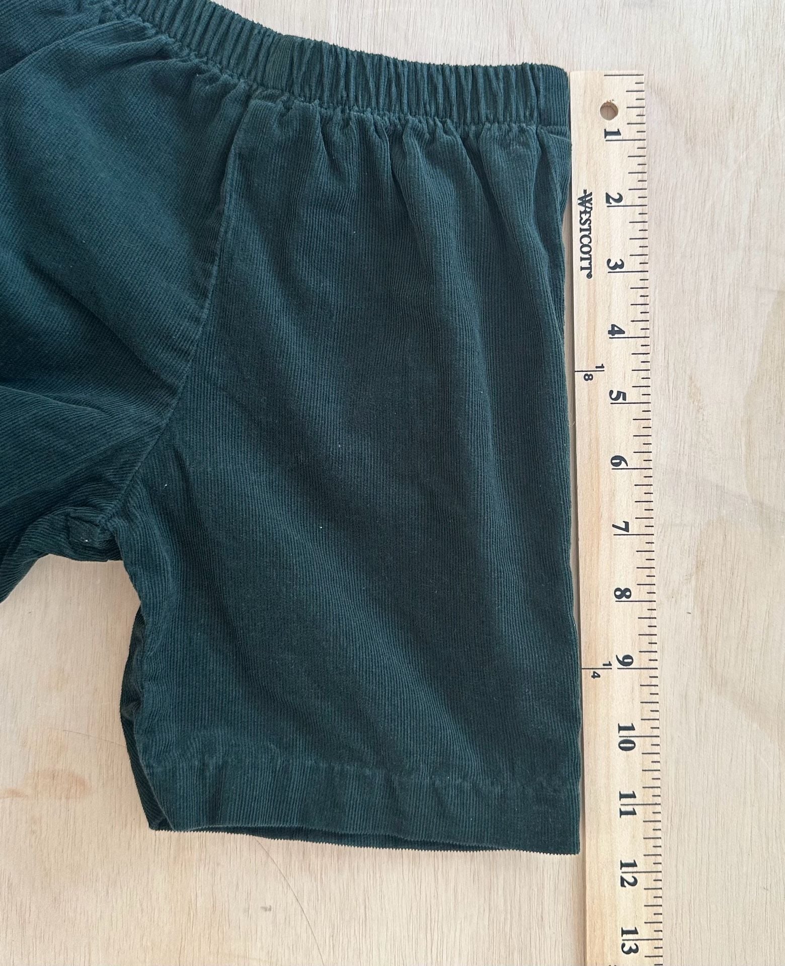 Bailey Boys Classics Green Corduroy Shorts Size 3T 4