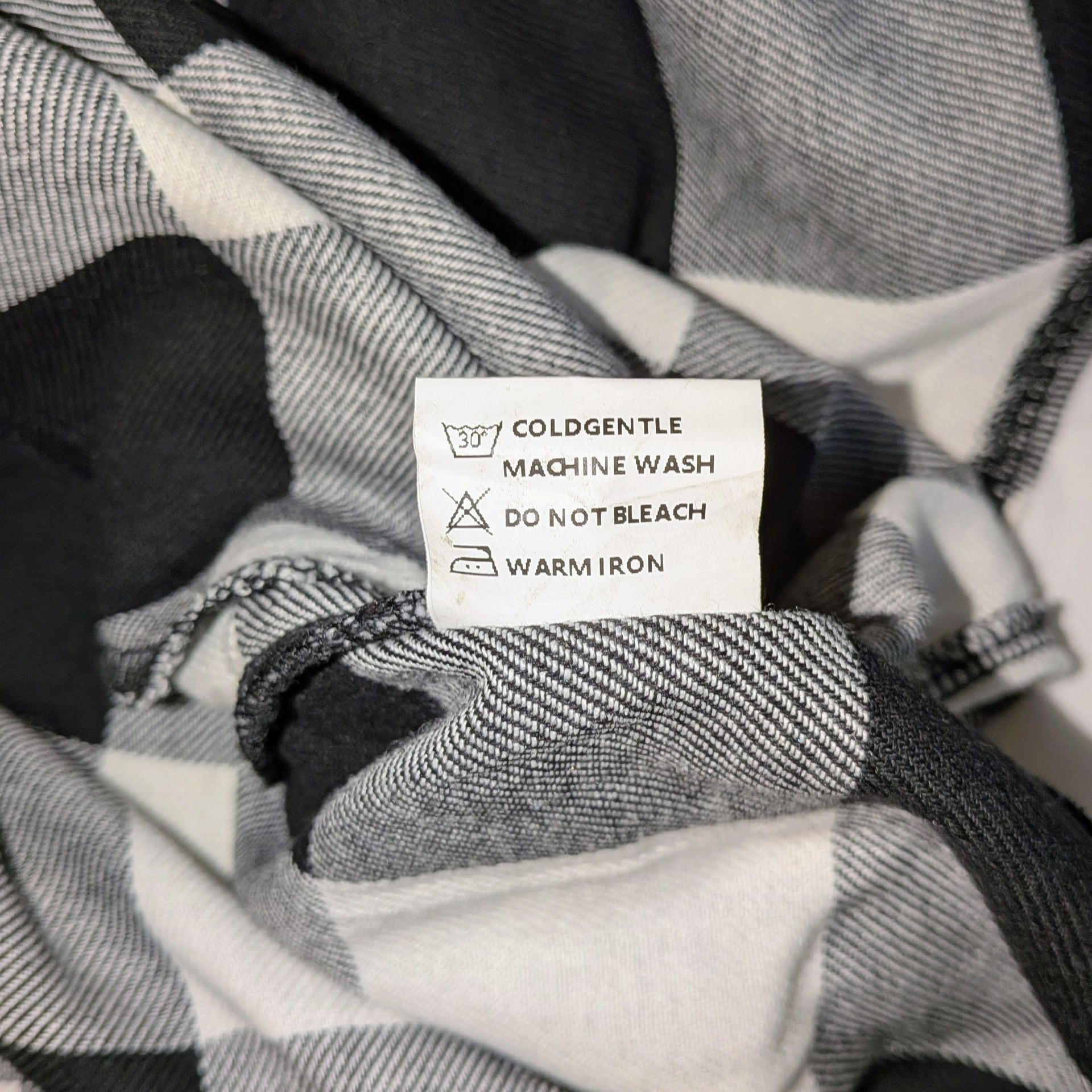 Women's Black and White Buffalo Plaid Button-Down Long Sleeve Tunic Shirt Size 2XL 4