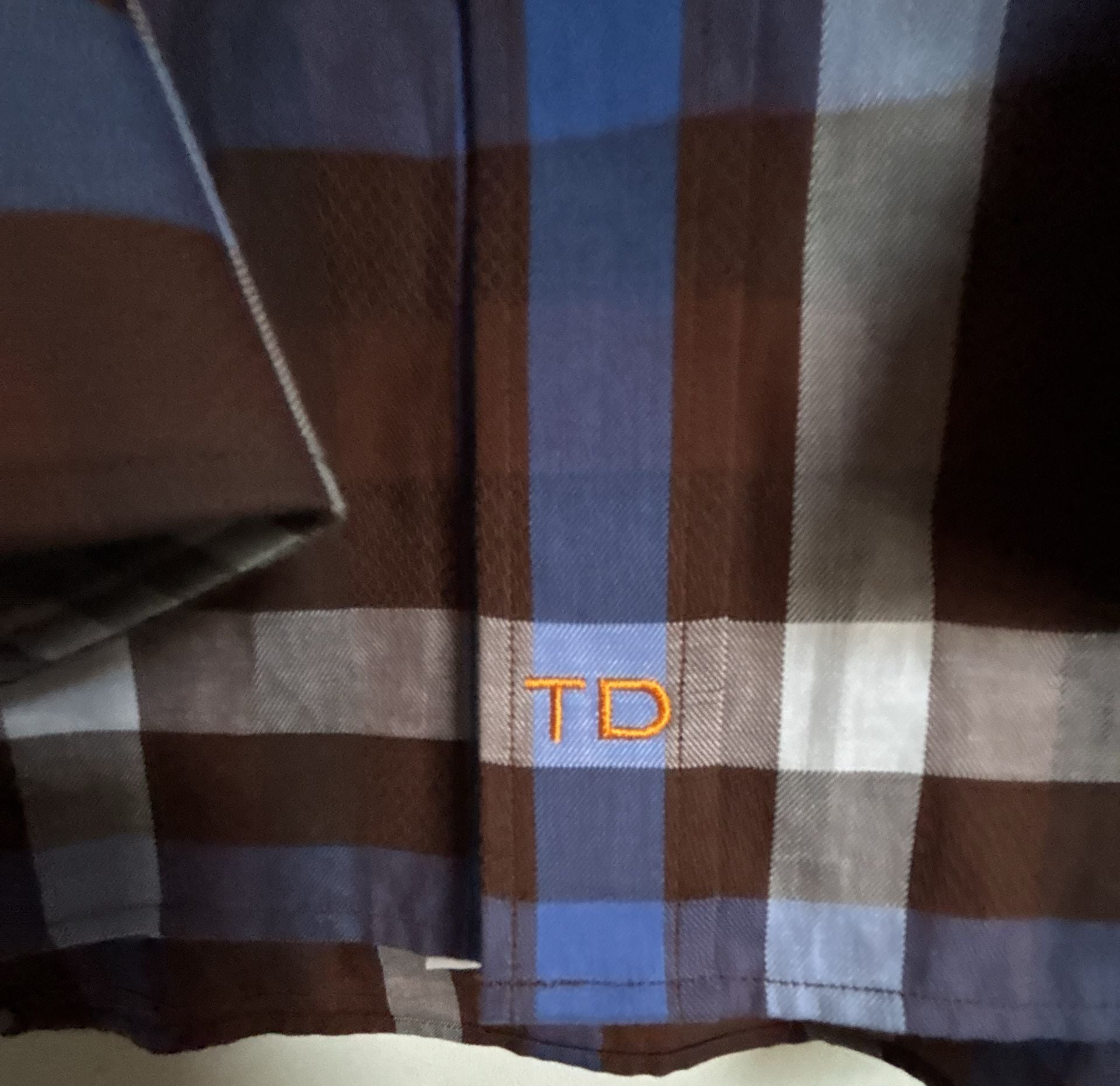 Thomas Dean Men's Long Sleeve Button Down Plaid Sport Shirt XL 3