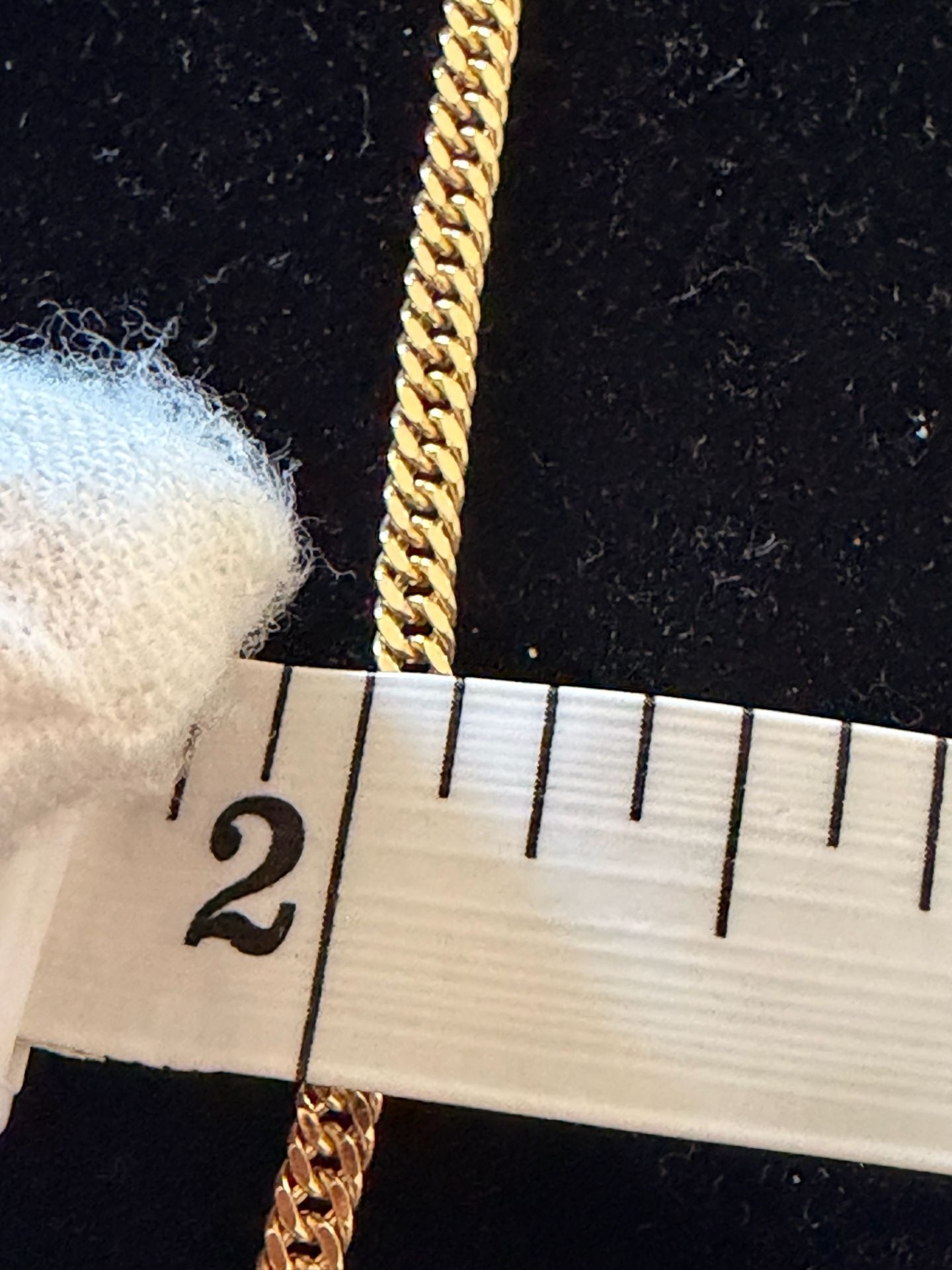 18K Yellow Gold Japan Style Link Chain Necklace with Box Double Clasp 4