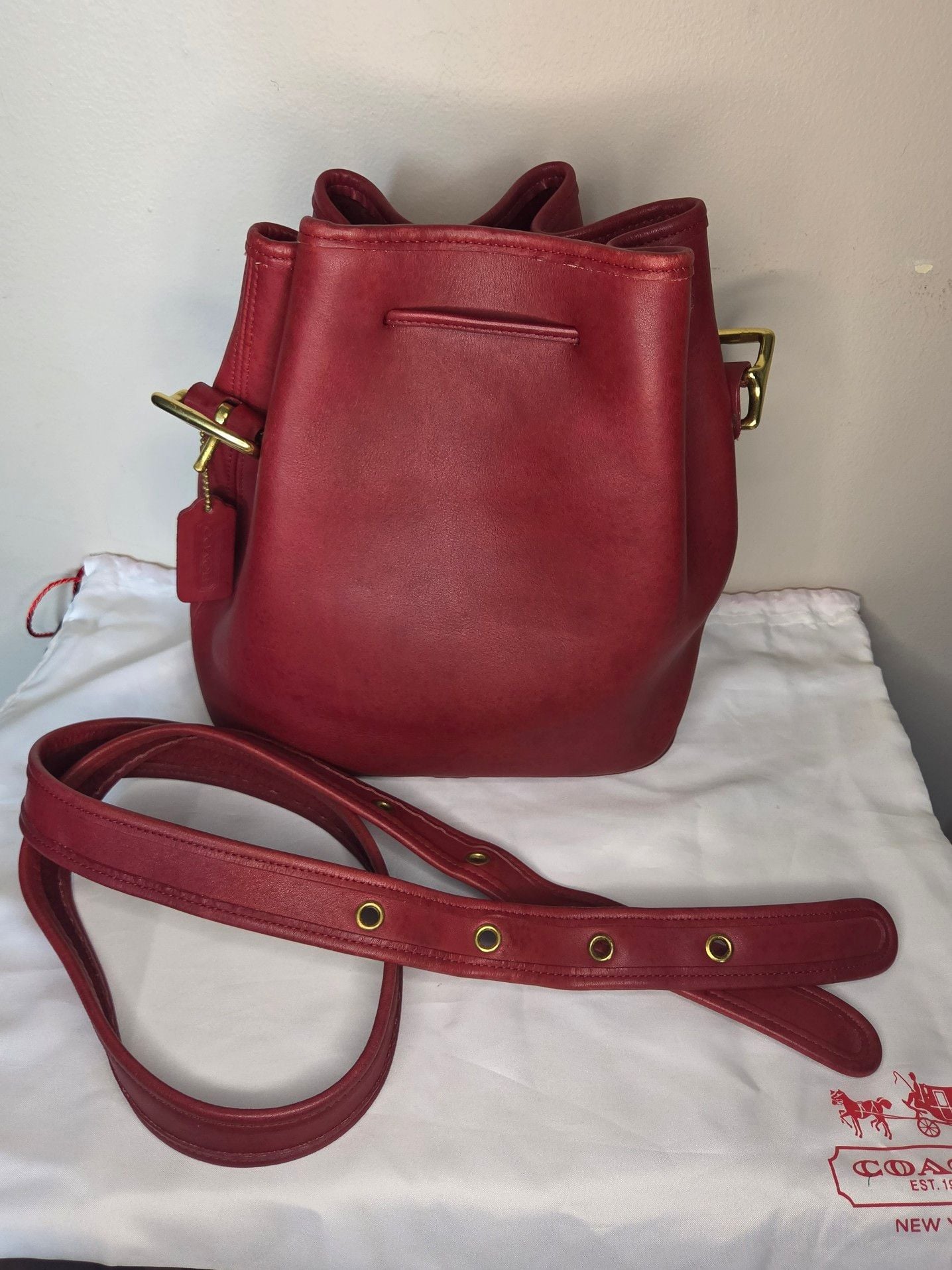 Vintage Coach Lula's Legacy 9952 Bucket Bag 5
