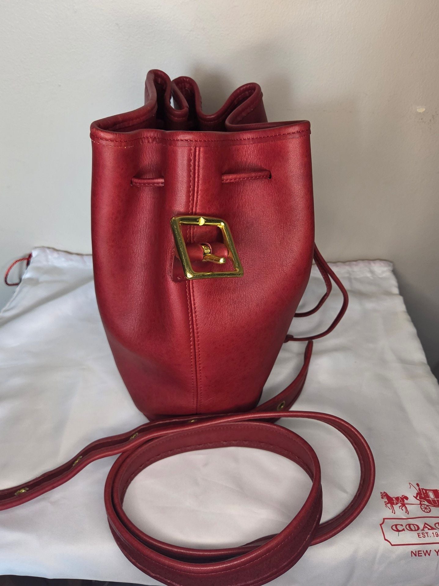 Vintage Coach Lula's Legacy 9952 Bucket Bag 6