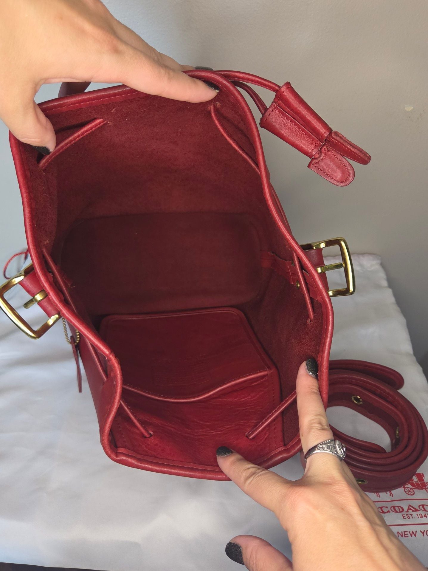 Vintage Coach Lula's Legacy 9952 Bucket Bag 7