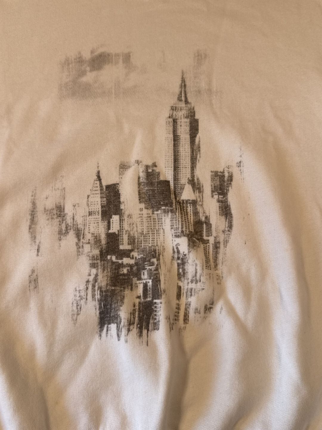Abercrombie & Fitch New York City Skyline Graphic Crewneck Sweatshirt XS 9