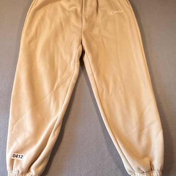 Comfrt Signature Cream Sweatpants Joggers XL