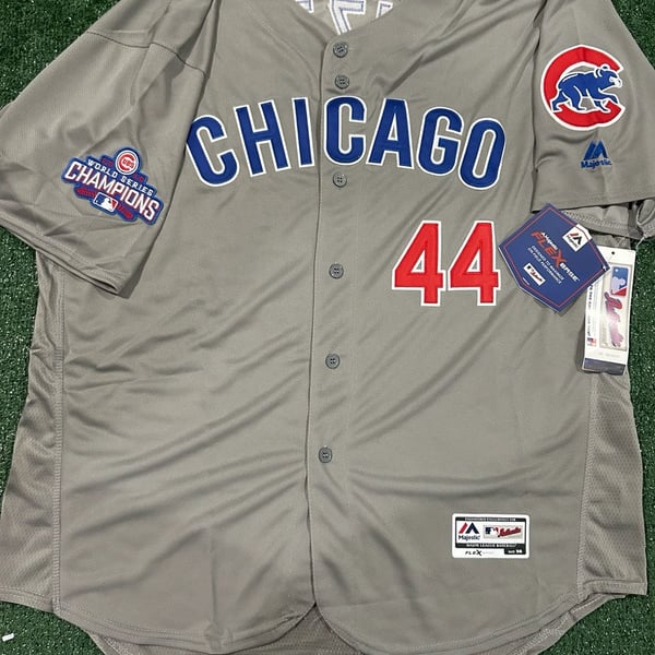 Anthony Rizzo Chicago Cubs 2016 World Series Champions Grey Road Jersey