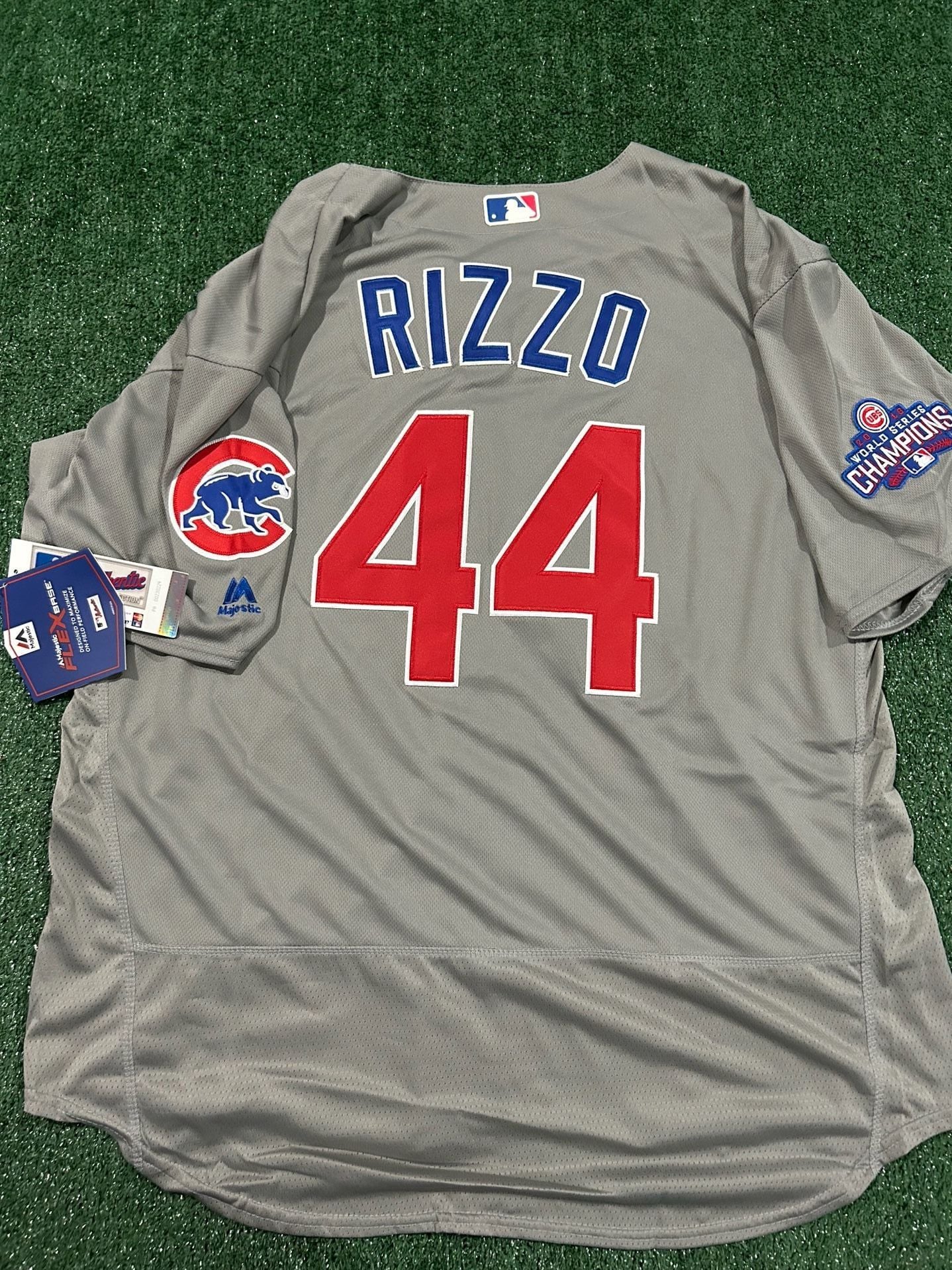 Anthony Rizzo Chicago Cubs 2016 World Series Champions Grey Road Jersey 6