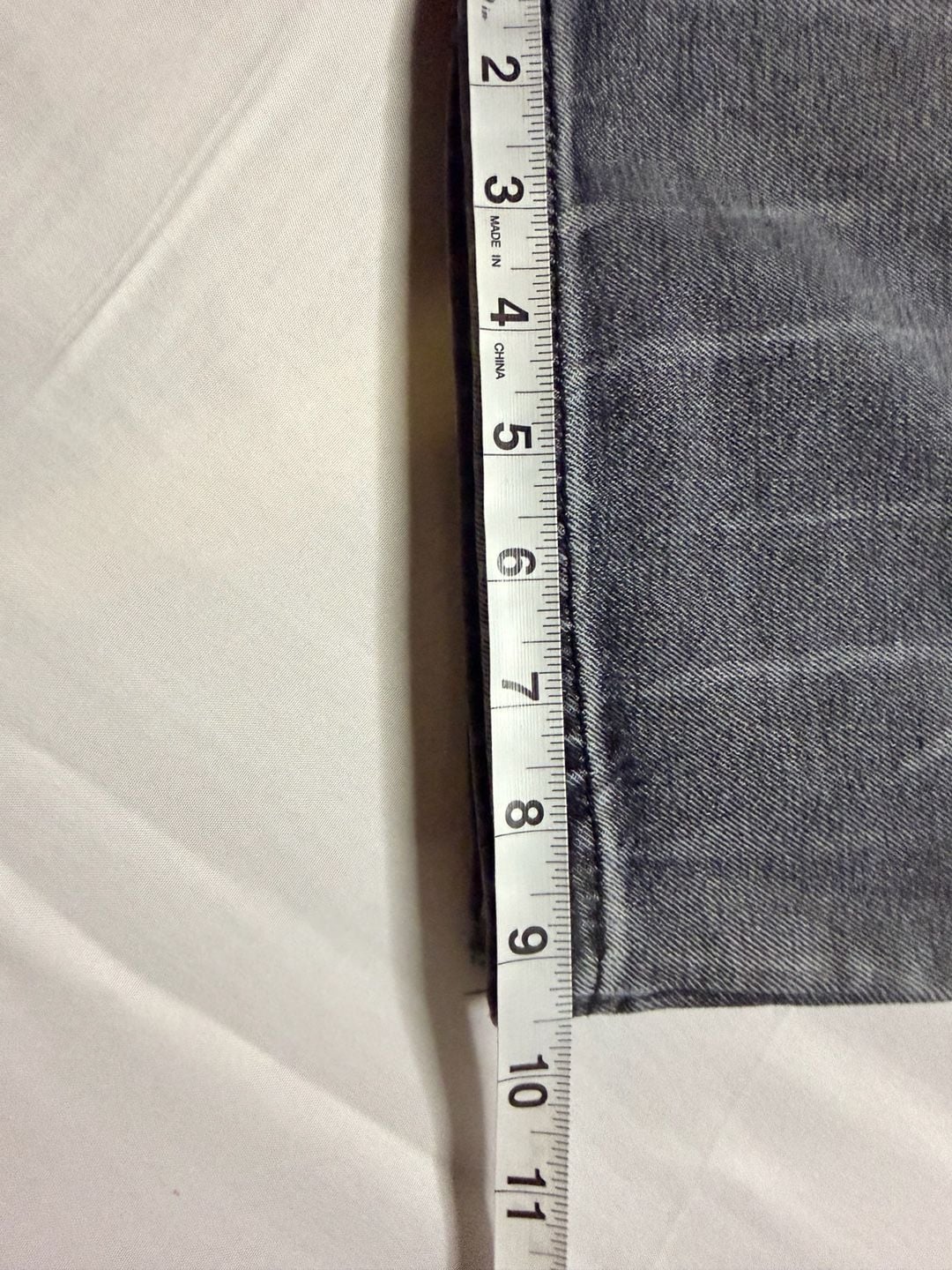 Disclosure Black Wash Wing Printed Low Rise Wide Leg Jeans Size 25 3