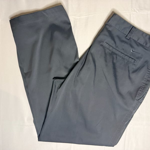 Nike Golf Dri-FIT Men's Gray Flat Front Performance Pants Size 36x30