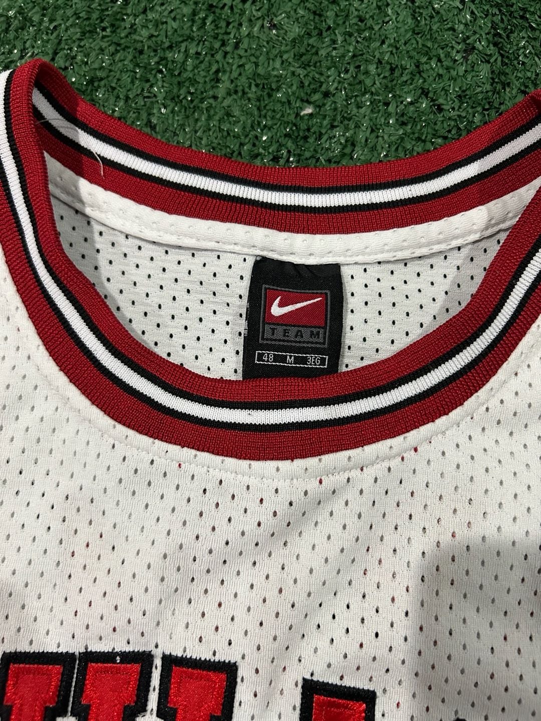 Nike Authentic Michael Jordan Chicago Bulls Jersey White 23 Size 48 6