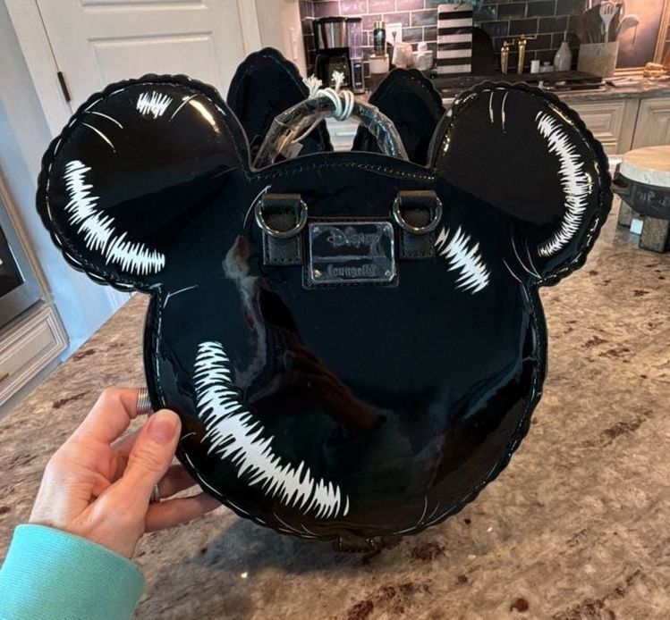 Loungefly Disney Minnie Mouse Balloon Convertible Mini Backpack Crossbody Bag 3