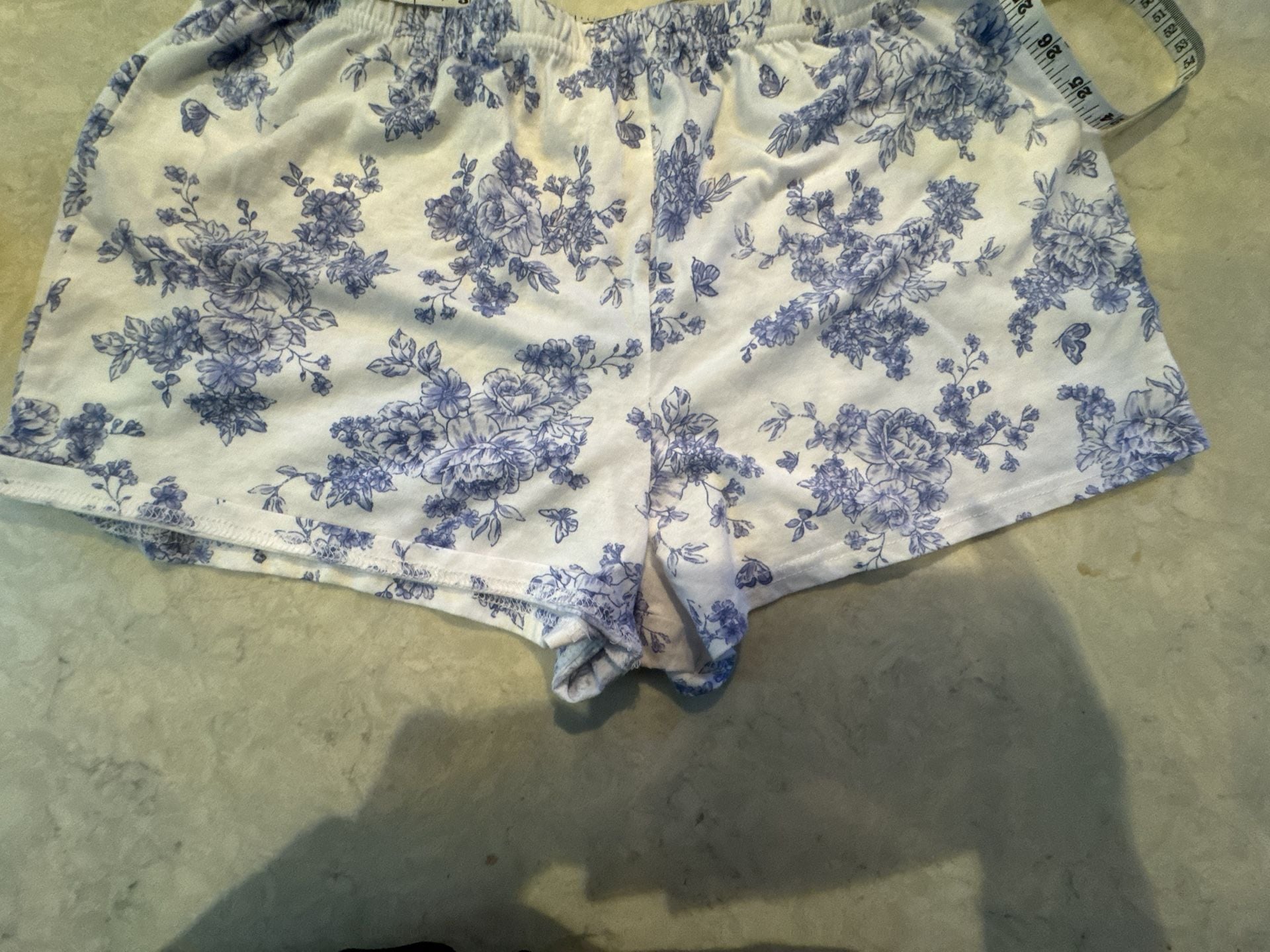 Laura Ashley Blue Floral Print Pajama Set 8