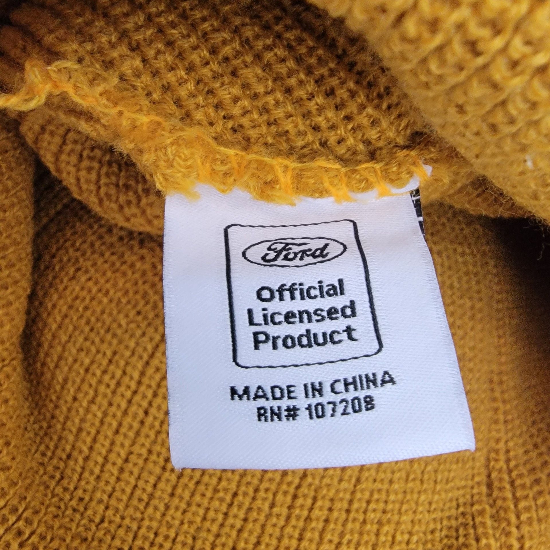 Ford Mustang Beanie Hat with 'A Dash of Class!' Patch 4