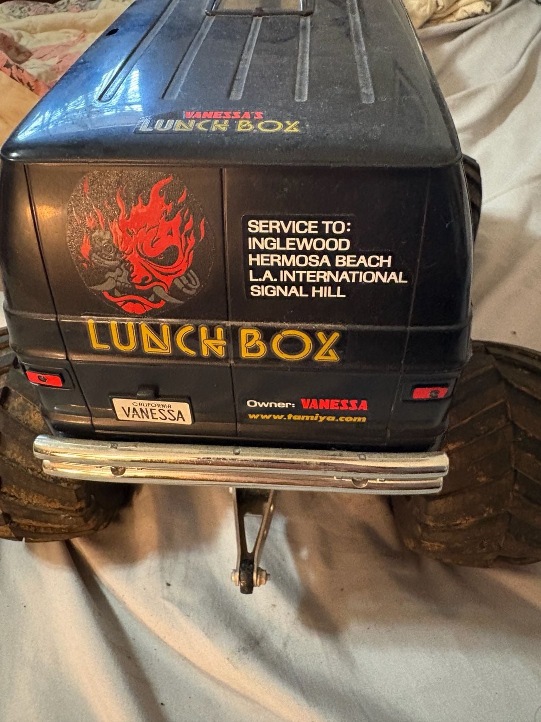 Tamiya 1/12 Lunch Box Black Edition RC Monster Truck CW-01 with Controller 4