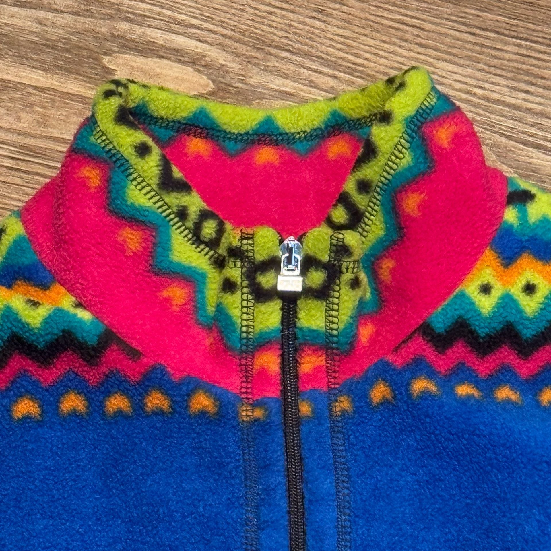 Susan Bristol XL Southwestern Fleece Vest Western Cowgirl Aztec Rodeo Ranch Boho 4
