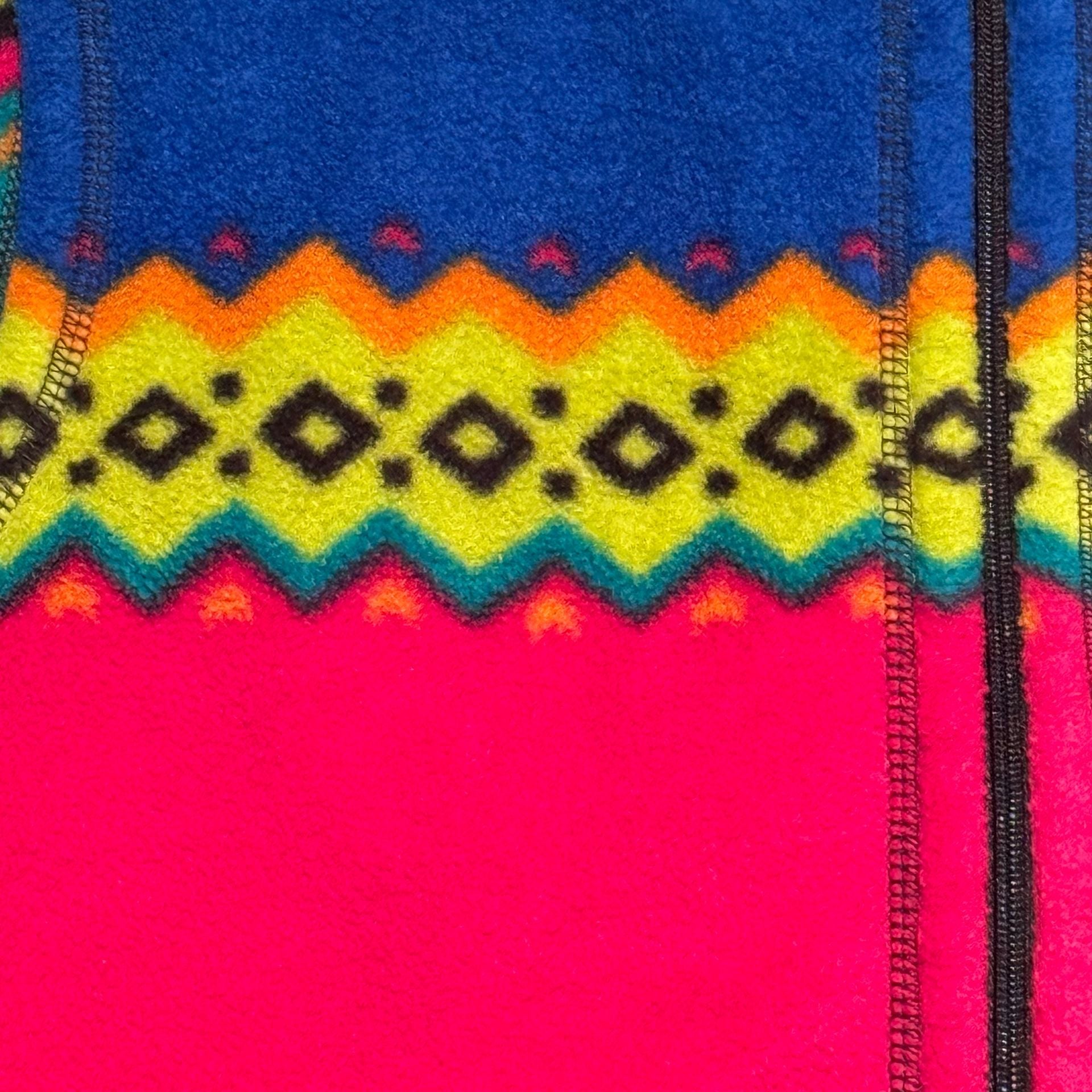 Susan Bristol XL Southwestern Fleece Vest Western Cowgirl Aztec Rodeo Ranch Boho 7