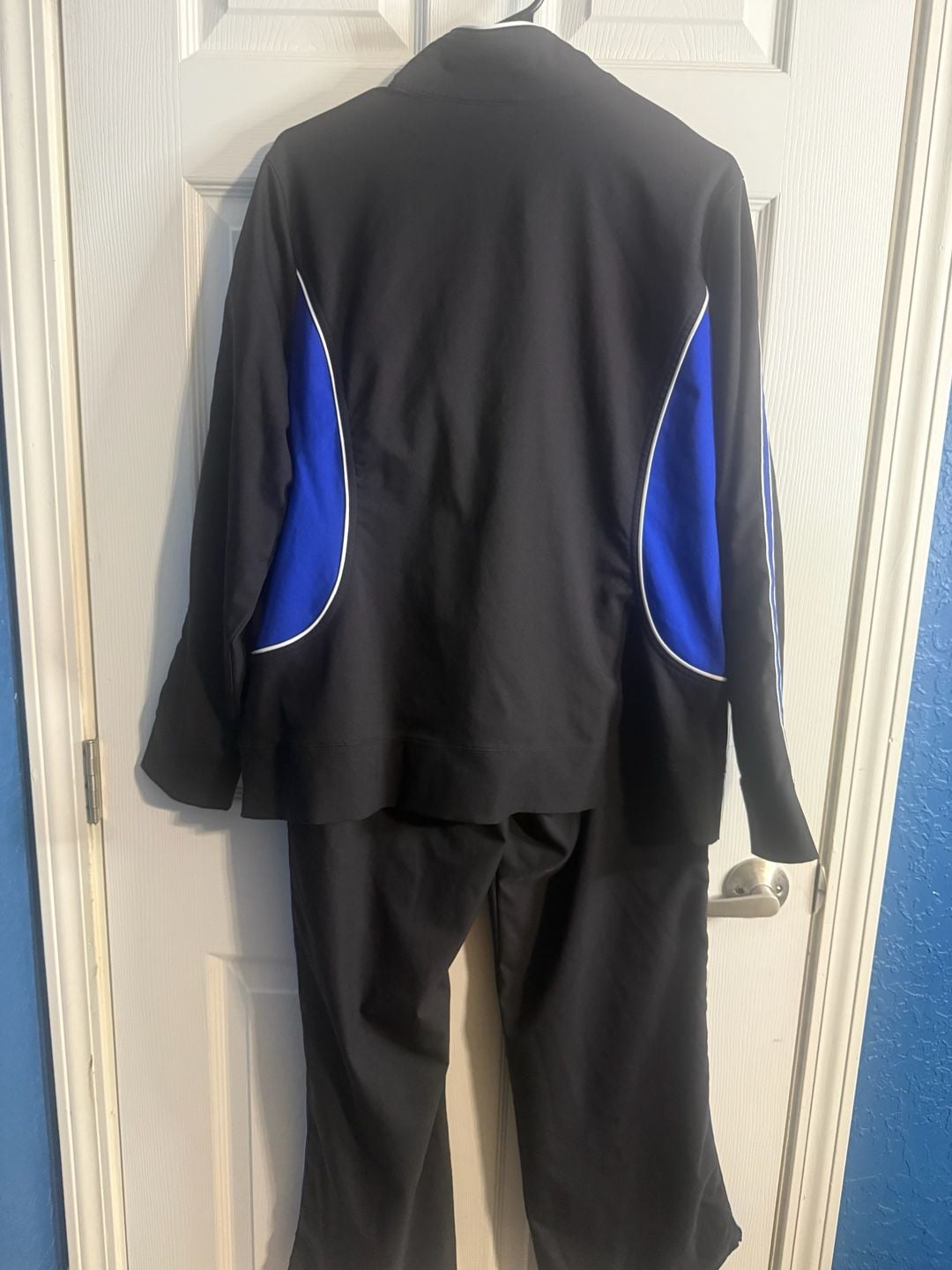 Ashford Sport Black and Royal Blue Track Suit Size XL 2