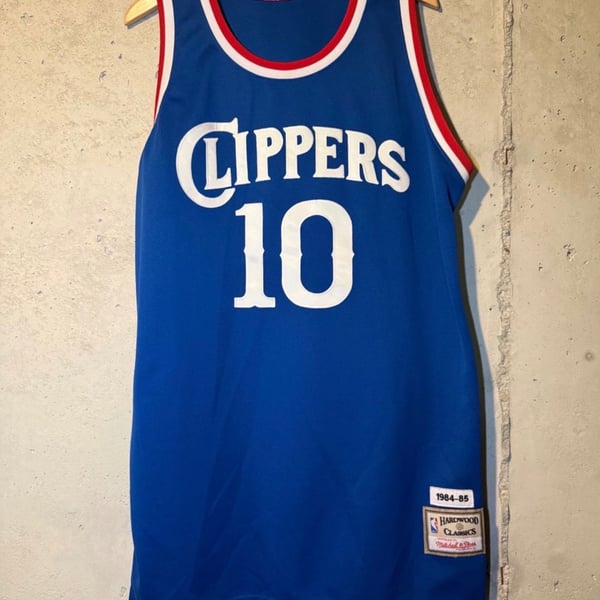 Mitchell & Ness 1984-85 Norm Nixon #10 Los Angeles Clippers Hardwood Classics Jersey