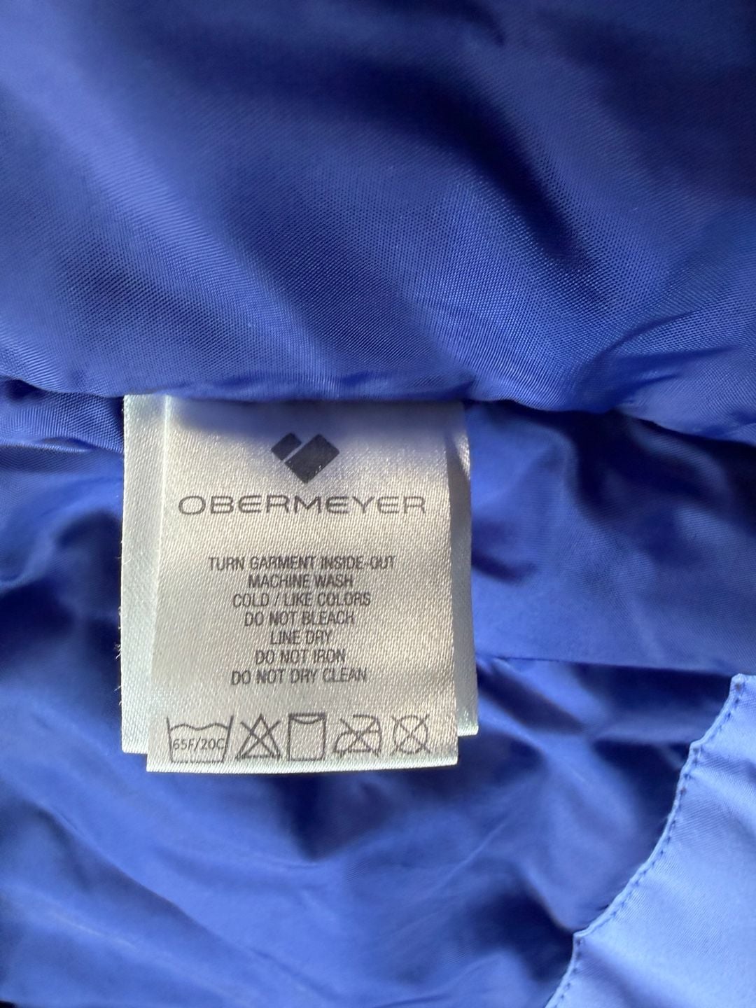 Obermeyer Rayla Insulated Ski Jacket Teen L 14-16 Blue Purple Snow 8