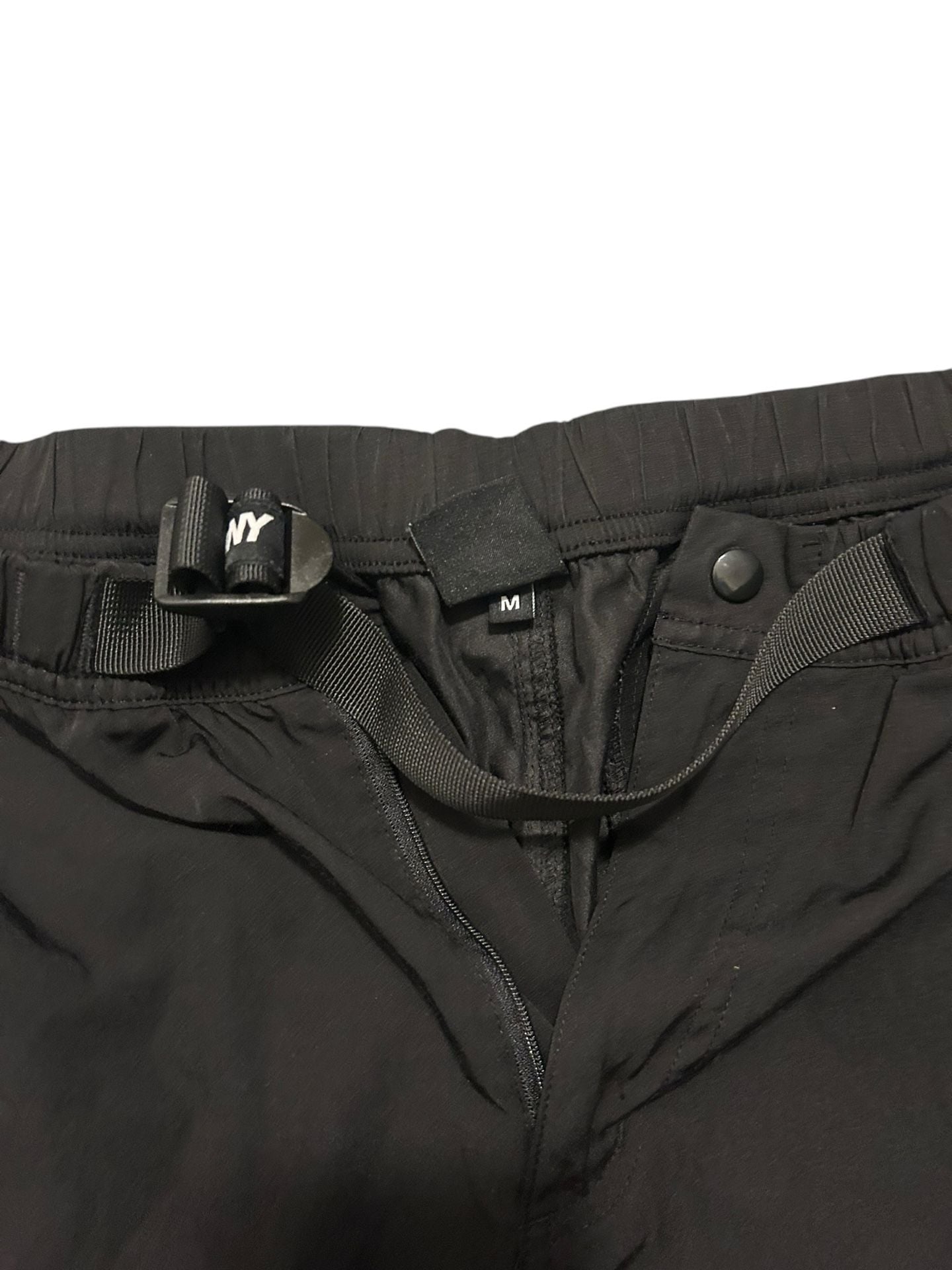 Only NY Black Belted Nylon Outdoor Shorts Size M 4