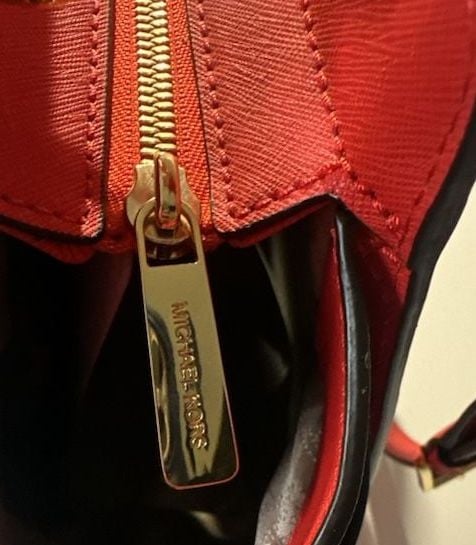 Authentic Michael Kors Selma Stud Large N S Tote Mandarin 5