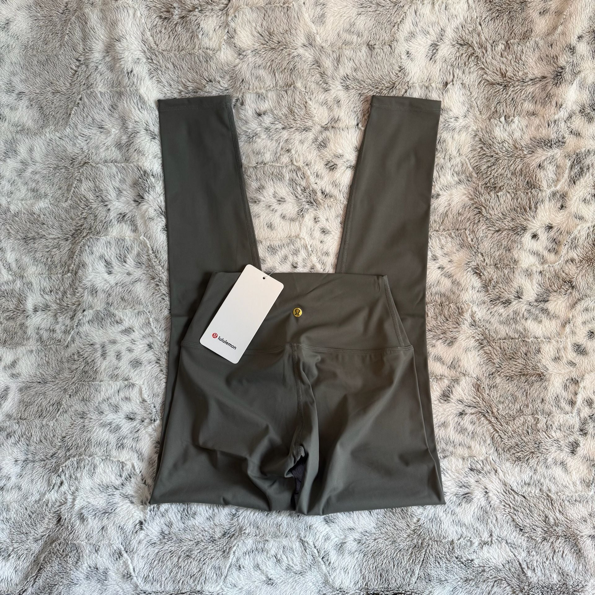 Lululemon Define Cropped Jacket Nulu and Leggings Set Size 4 Gray 7