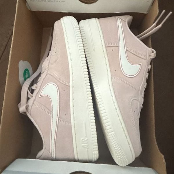 Nike Air Force 1 LV8 Silt Red/Sail Suede Sneakers