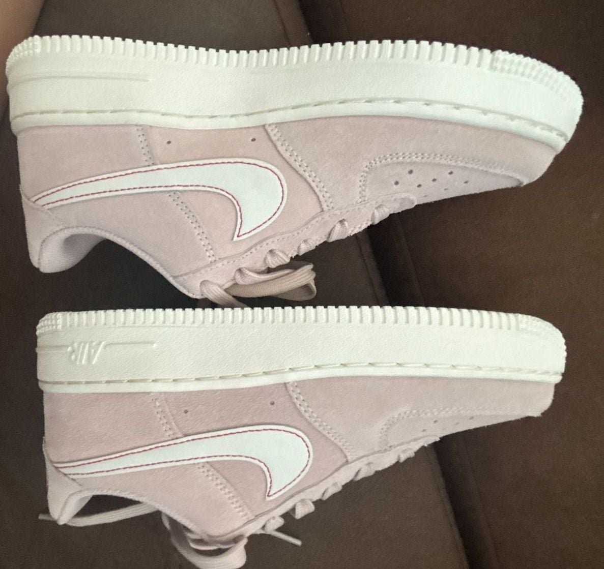 Nike Air Force 1 LV8 Silt Red/Sail Suede Sneakers 8