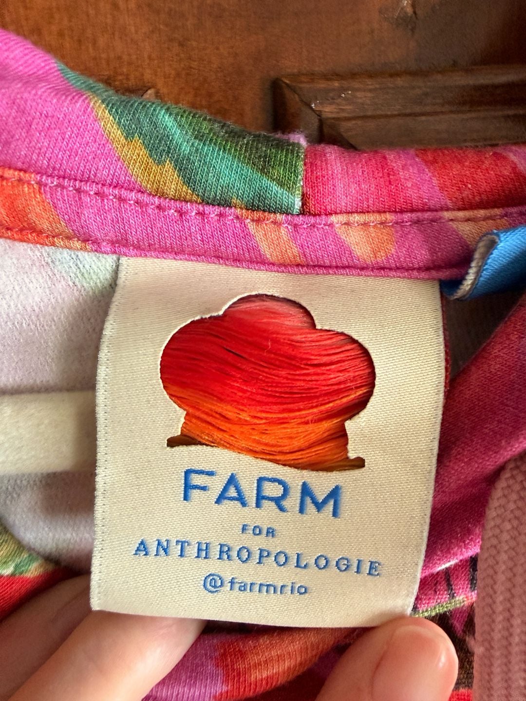 FARM for Anthropologie Tropical Parrots Hoodie Dress Size M 7