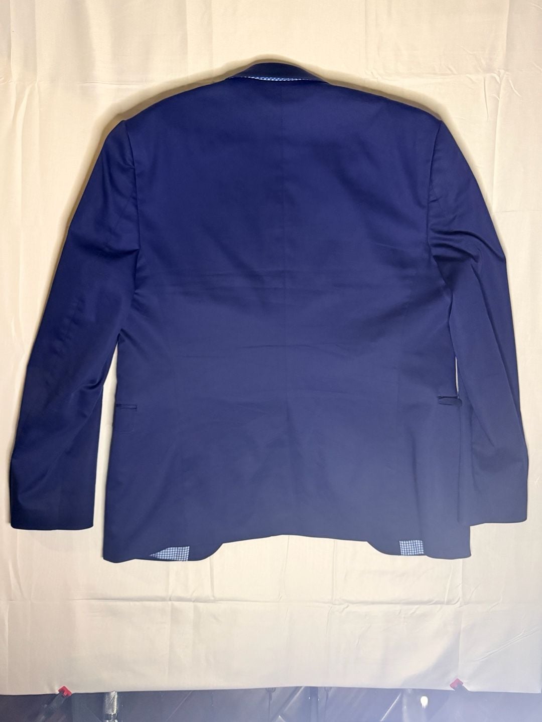EXPRESS Photographer Fitted Blue Blazer 40 Reg 3
