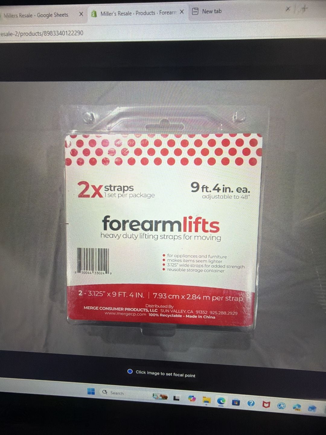 Forearm Lifts Heavy Duty Lifting Straps for Moving 9 Ft. 4 In. 1