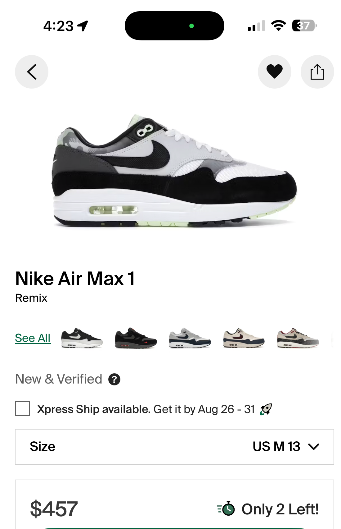 Nike Air Max 1 Remix Pack DB1998-100 White Black Pure Platinum Iron Grey 2