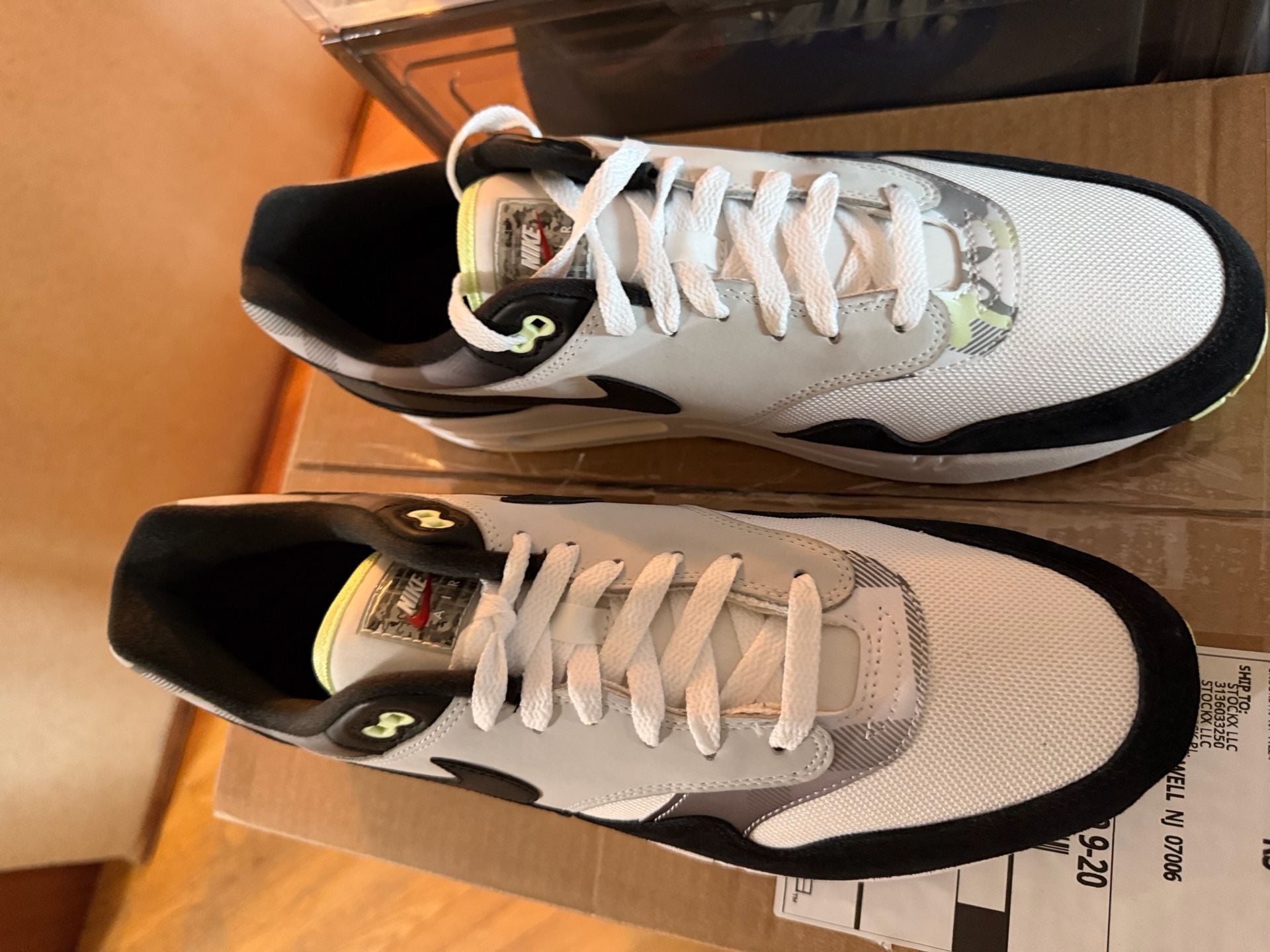 Nike Air Max 1 Remix Pack DB1998-100 White Black Pure Platinum Iron Grey 5