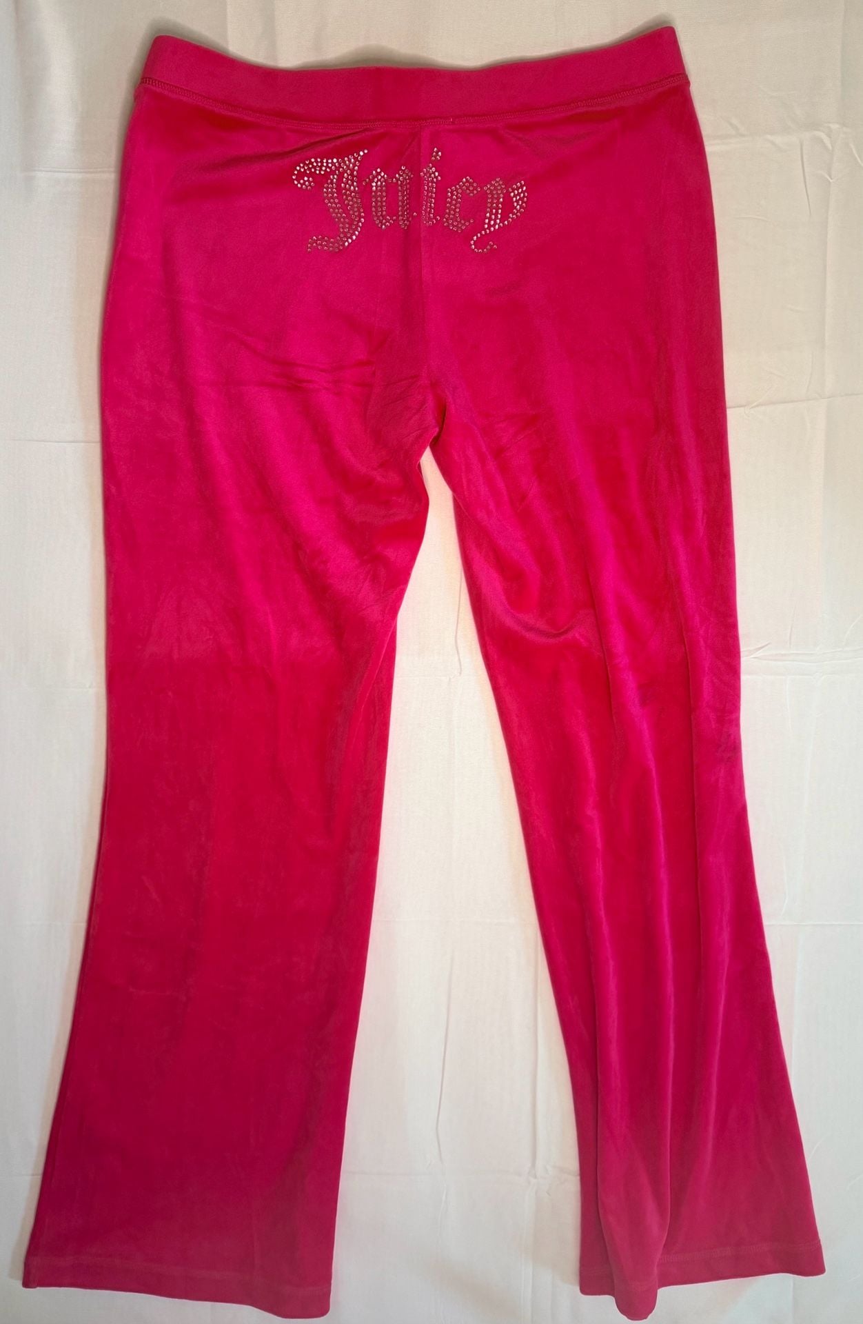 Juicy Couture Hot Pink Velour Tracksuit Set Jacket and Pants 2