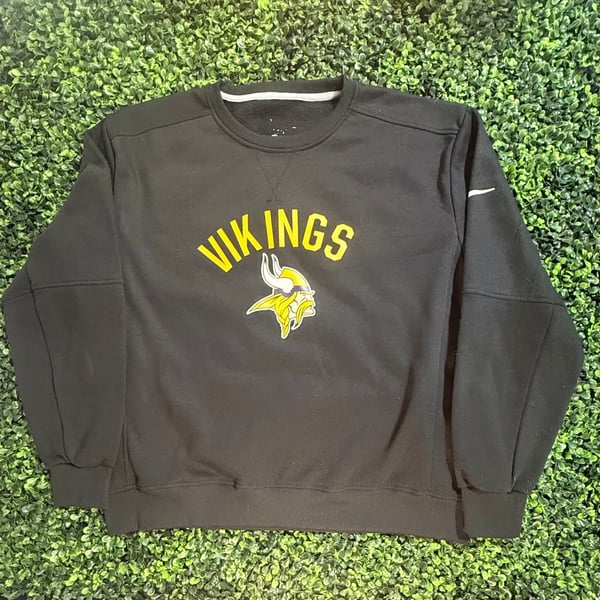 Nike Minnesota Vikings Black Pullover Crewneck Sweatshirt