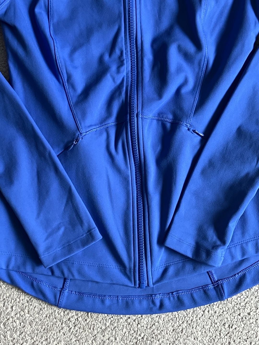 Spyder Active Dusk Blue Long Sleeve Zip Up Jacket with Thumb Holes - Size S 5