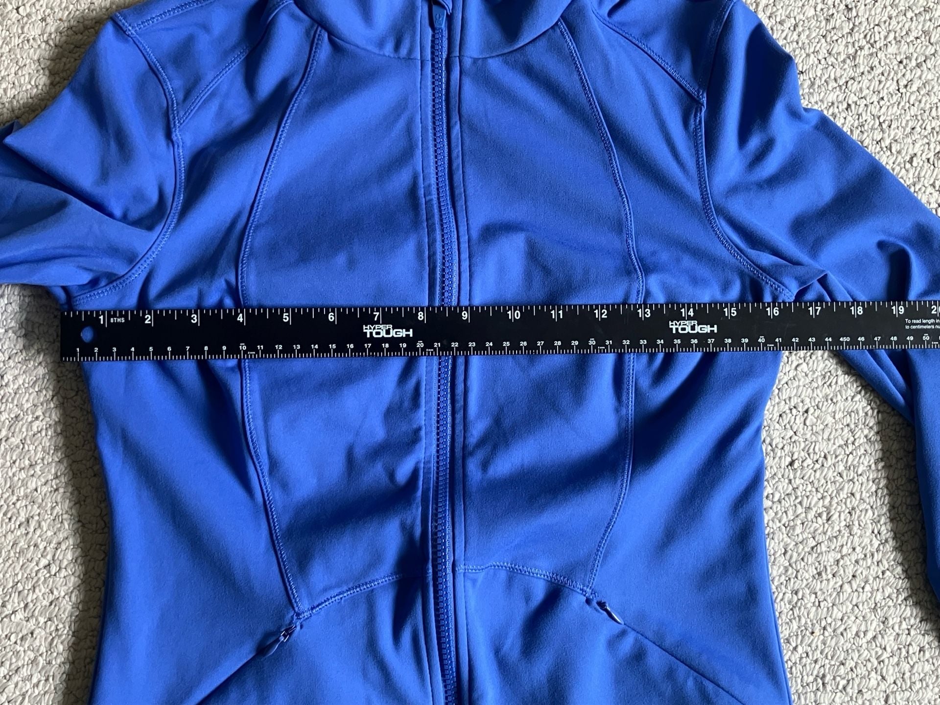 Spyder Active Dusk Blue Long Sleeve Zip Up Jacket with Thumb Holes - Size S 12