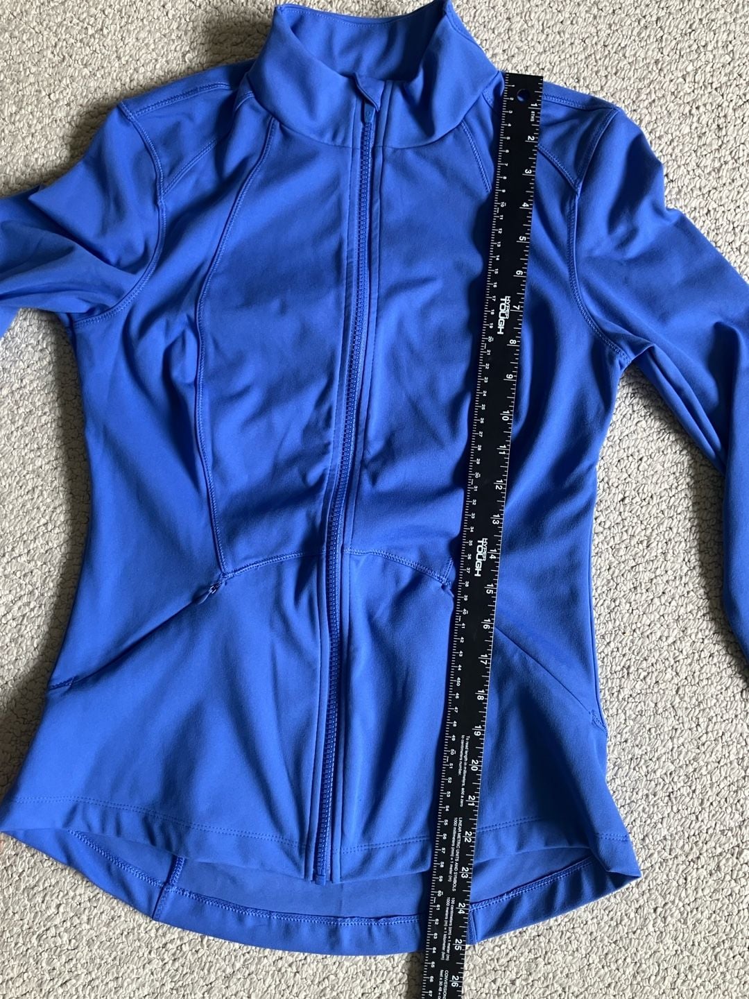 Spyder Active Dusk Blue Long Sleeve Zip Up Jacket with Thumb Holes - Size S 13