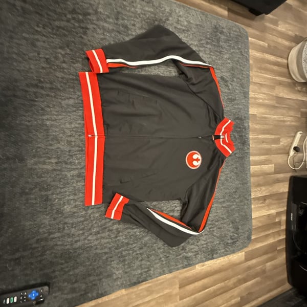 Star Wars Rebel Alliance Men's Full Zip Black and Red Track Jacket XL