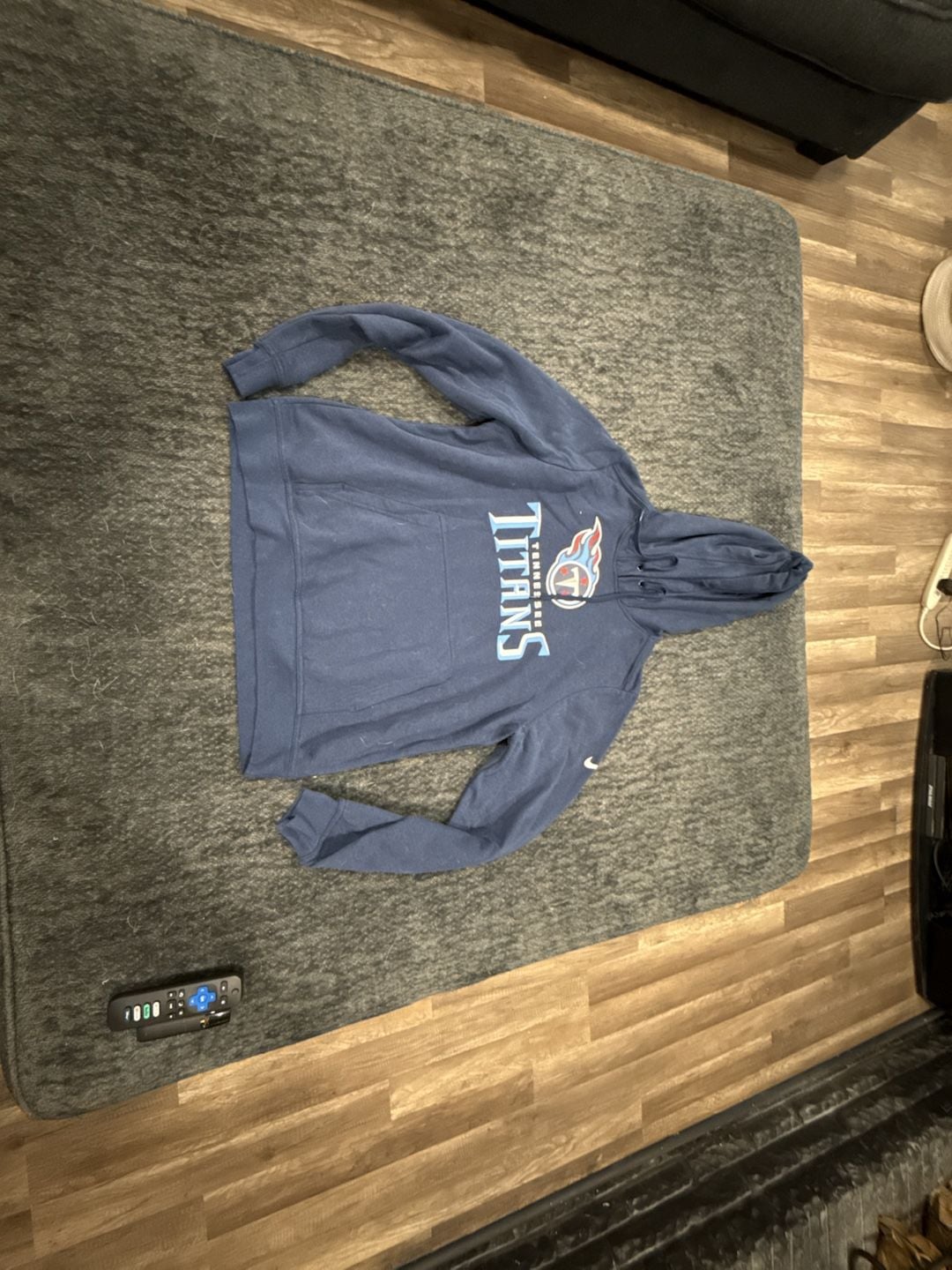 Nike NFL Tennessee Titans Blue Pullover Hoodie Sweatshirt Size Large 2