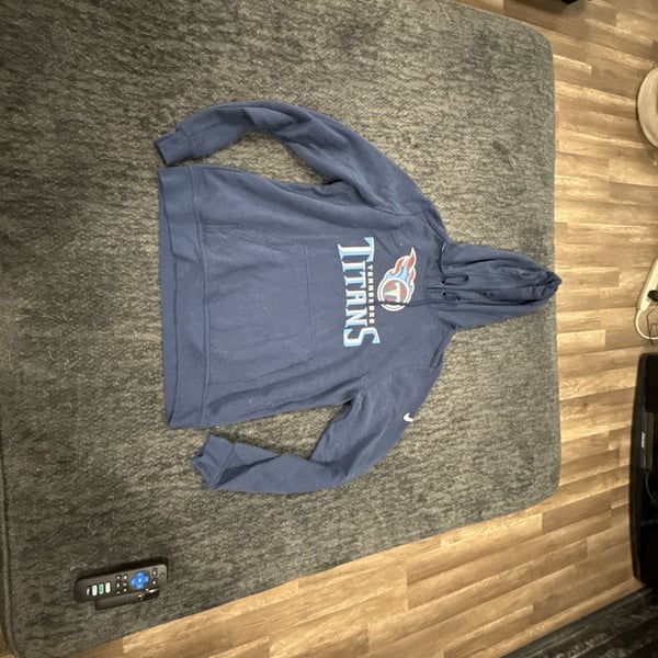 Nike NFL Tennessee Titans Blue Pullover Hoodie Sweatshirt Size Large