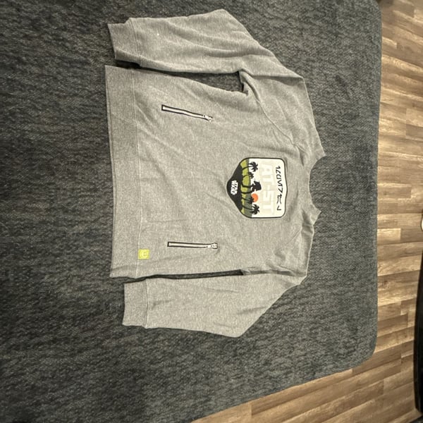 Star Wars AT-ST Tropical Patch Gray Crewneck Sweatshirt XL