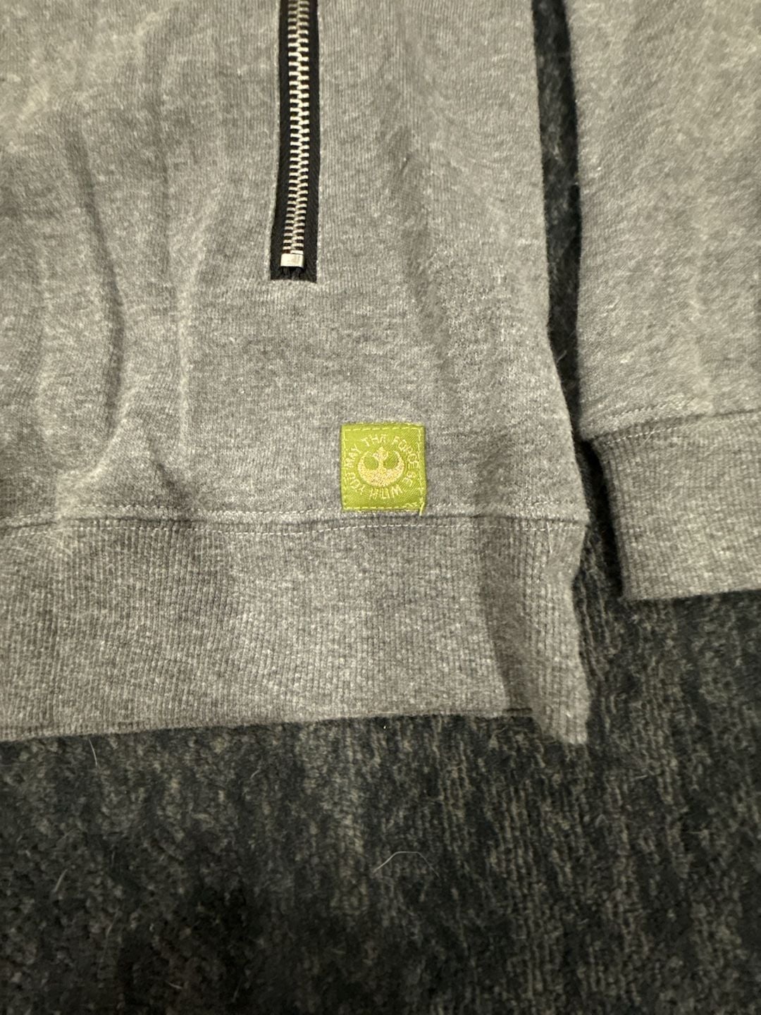 Star Wars AT-ST Tropical Patch Gray Crewneck Sweatshirt XL 3