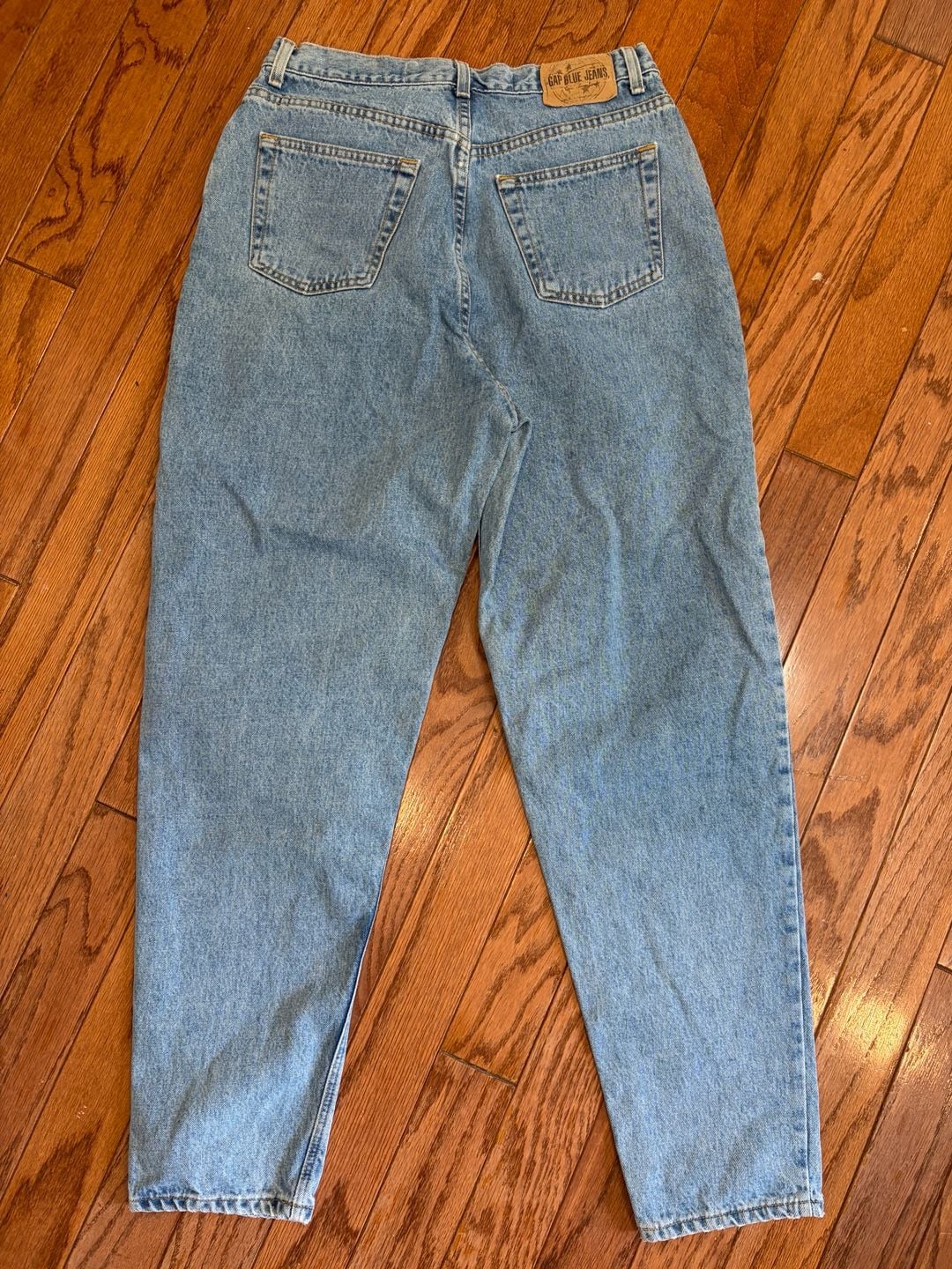 Vintage GAP Blue Jeans No. 9 Reverse Fit Mom Jeans Size 14 Regular USA Made 5
