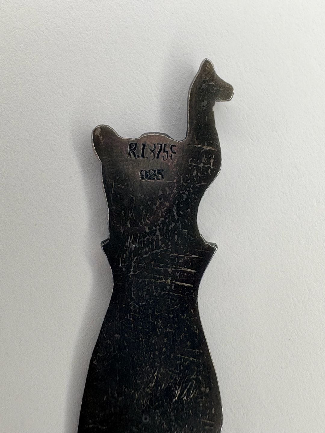 Vintage Sterling Silver 925 Peru Llama Letter Opener 4